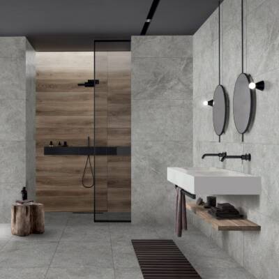 ATLANTIS GREY HAMMERED 60X120